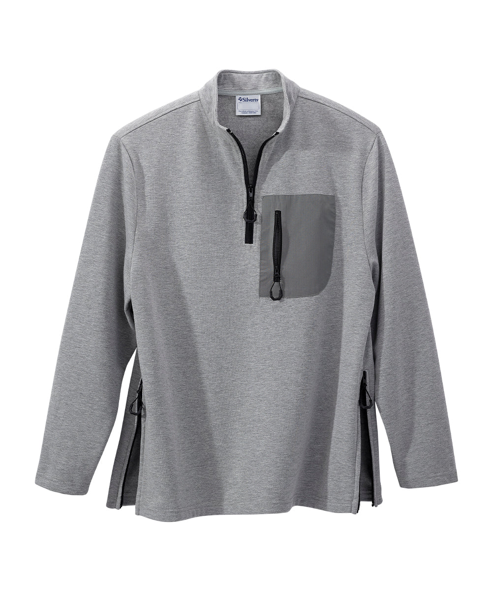 Adaptive Drop-Armhole Fleece with Easy-Pull Zips