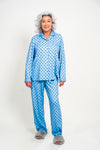 Women's Open Back Top & Pull-On Pant Polka Dot Pajama Set