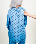 Women's Open Back Top & Pull-On Pant Polka Dot Pajama Set