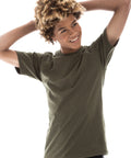 Retro Ring-Spun Crew Neck T-Shirt 2100