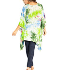 Sakkas Adalwin Second TieDye Desert Sun Circle Ponch Tunic Top Blouse W/Embroidery