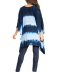 Sakkas Adalwin Second TieDye Desert Sun Circle Ponch Tunic Top Blouse W/Embroidery