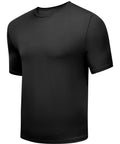 Men's Bamboo Rayon Crew Neck Tee Shirt - Single