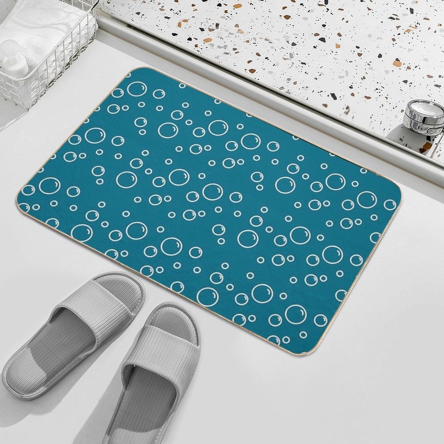 Bubble World  Non-Slip Bath Mat
