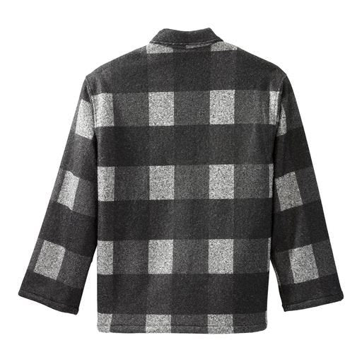 Men's Magnetic Closure Sherpa Lined Shirt Jacket
