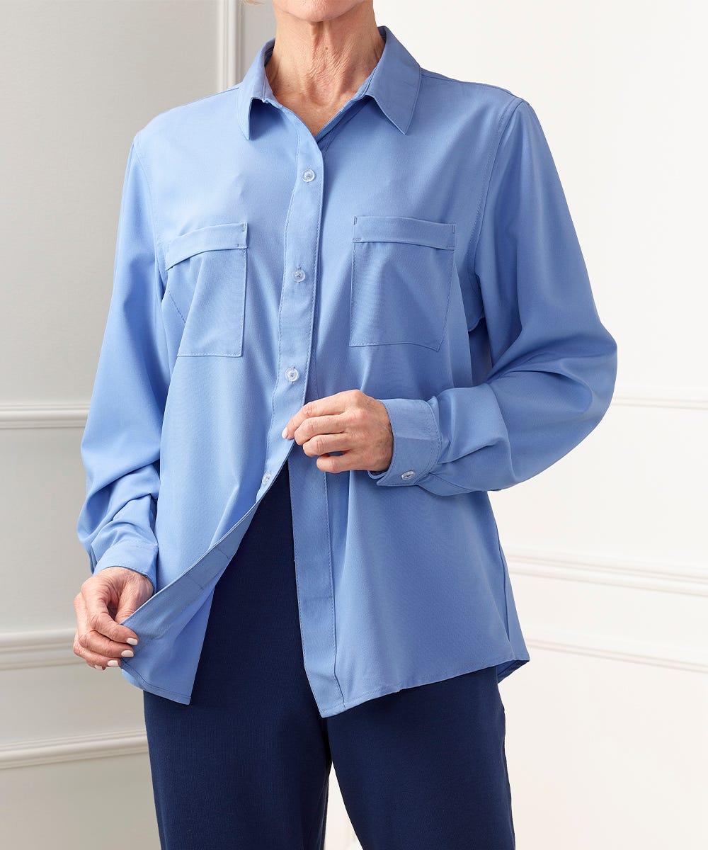 Women's Magnetic Closure Top for Arthritis
