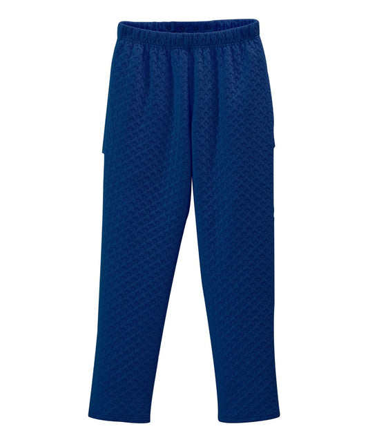 Women's Open Back Quilted Knit Track Suit Pant