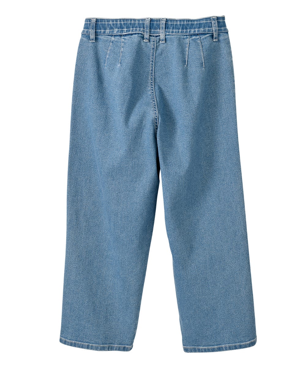 Women's Magnetic Front Fly Denim Capris