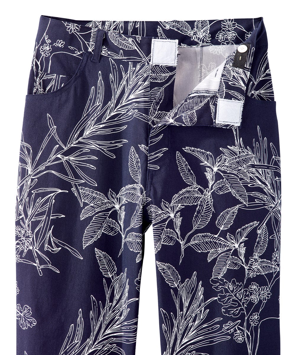 Women's Self Dressing Capris with Magnetic Front Fly