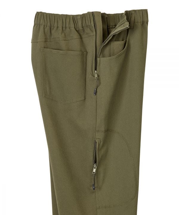 Men's Self Dressing Side Zip Pant
