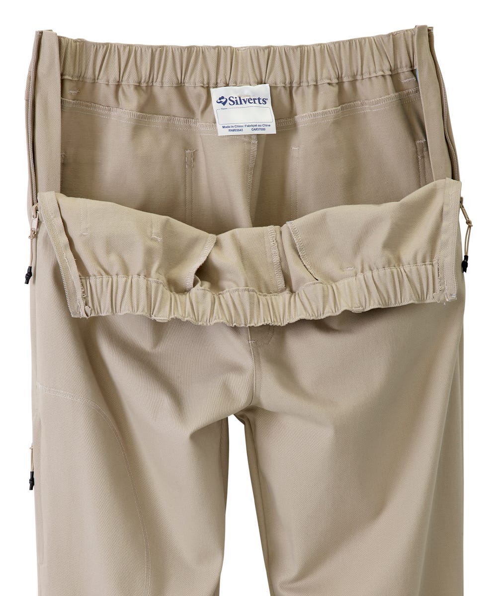 Men's Self Dressing Side Zip Pant
