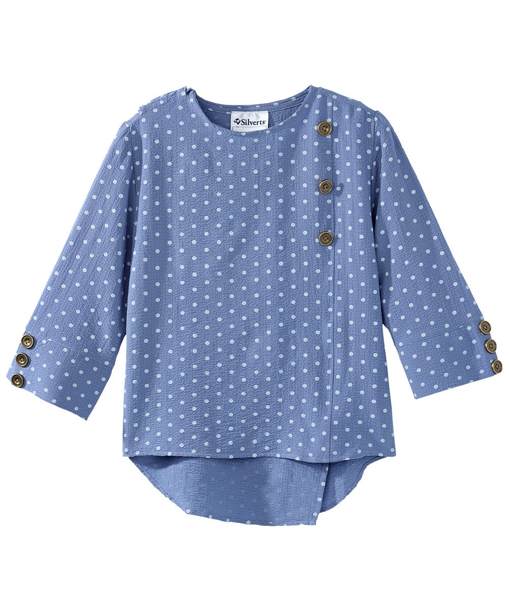 Women's Open Back High Low Top