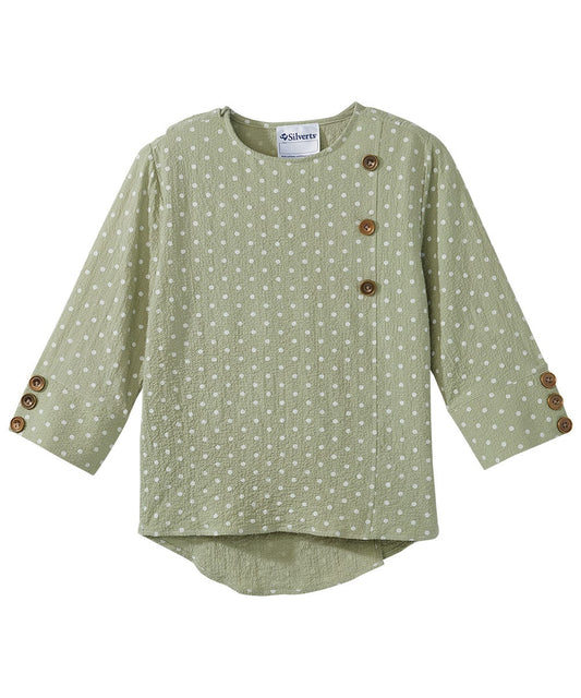 Women's Open Back High Low Top