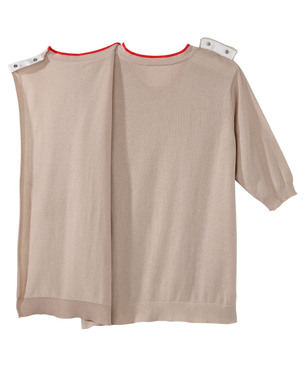 Women's Open Back Detailed Twofer Cardigan
