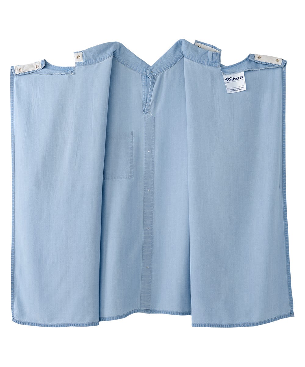 Men's Open Back Short Sleeve Button-Down