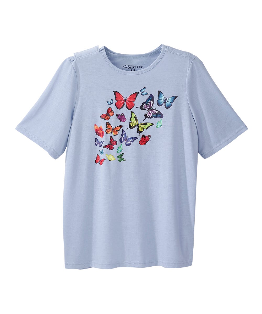 Women's Open Back Graphic Tee