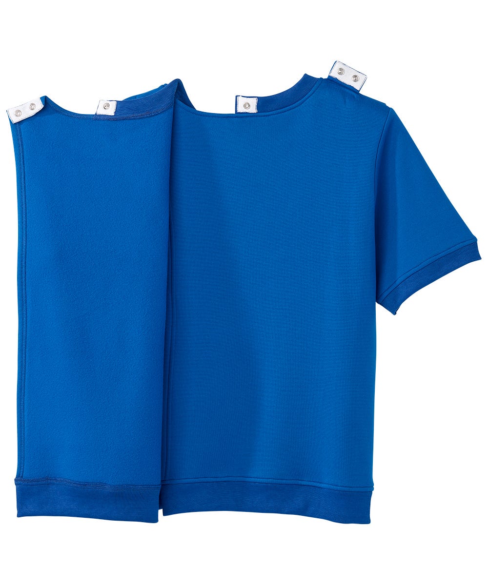 Women's Open Back Floral Fleece Top