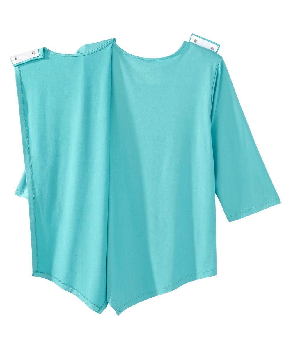 Women's Open Back Asymmetrical Hem Top