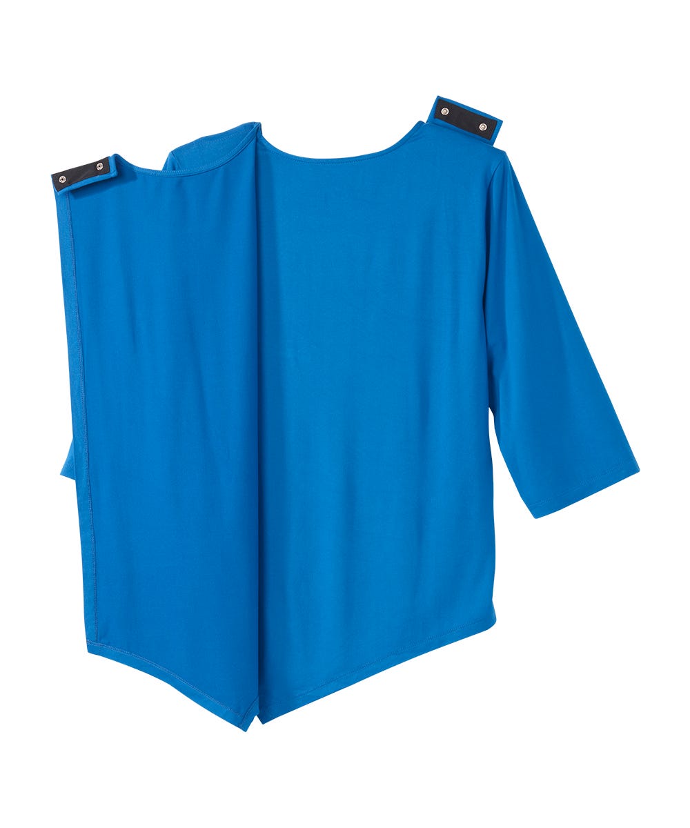 Women's Open Back Asymmetrical Hem Top