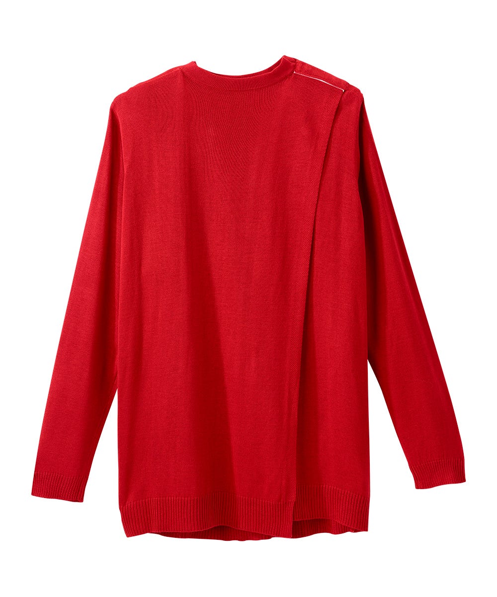 Women's Open Back Stripe Sweater
