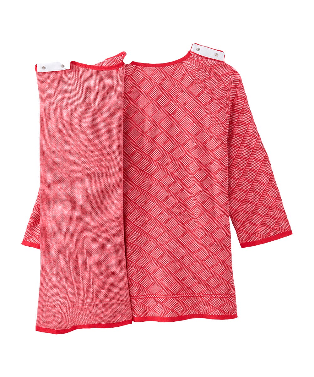 Women's Open Back Collared Knit Sweater