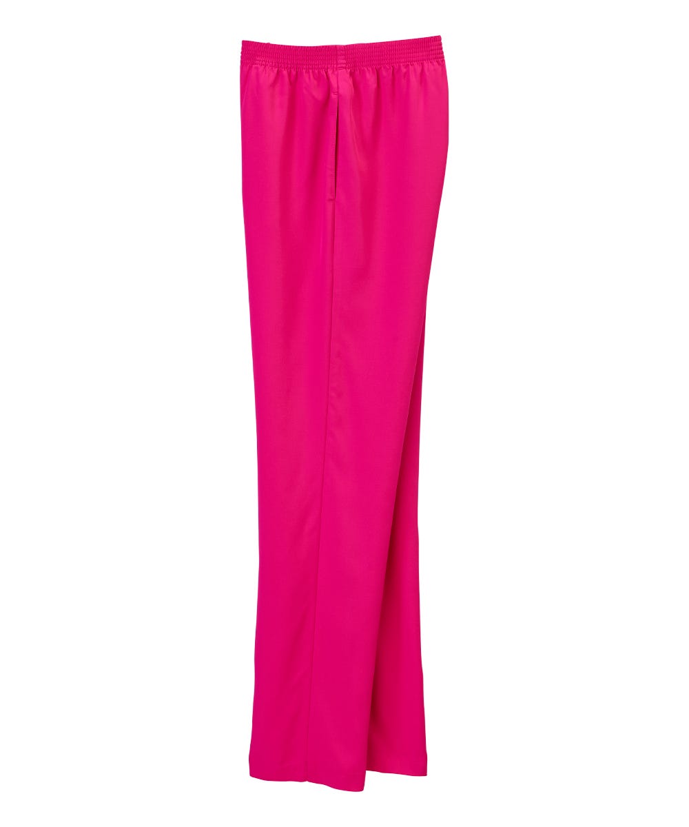 Women's Pull On Pants - Elastic Waist Polyester Pants for Women - Clearance