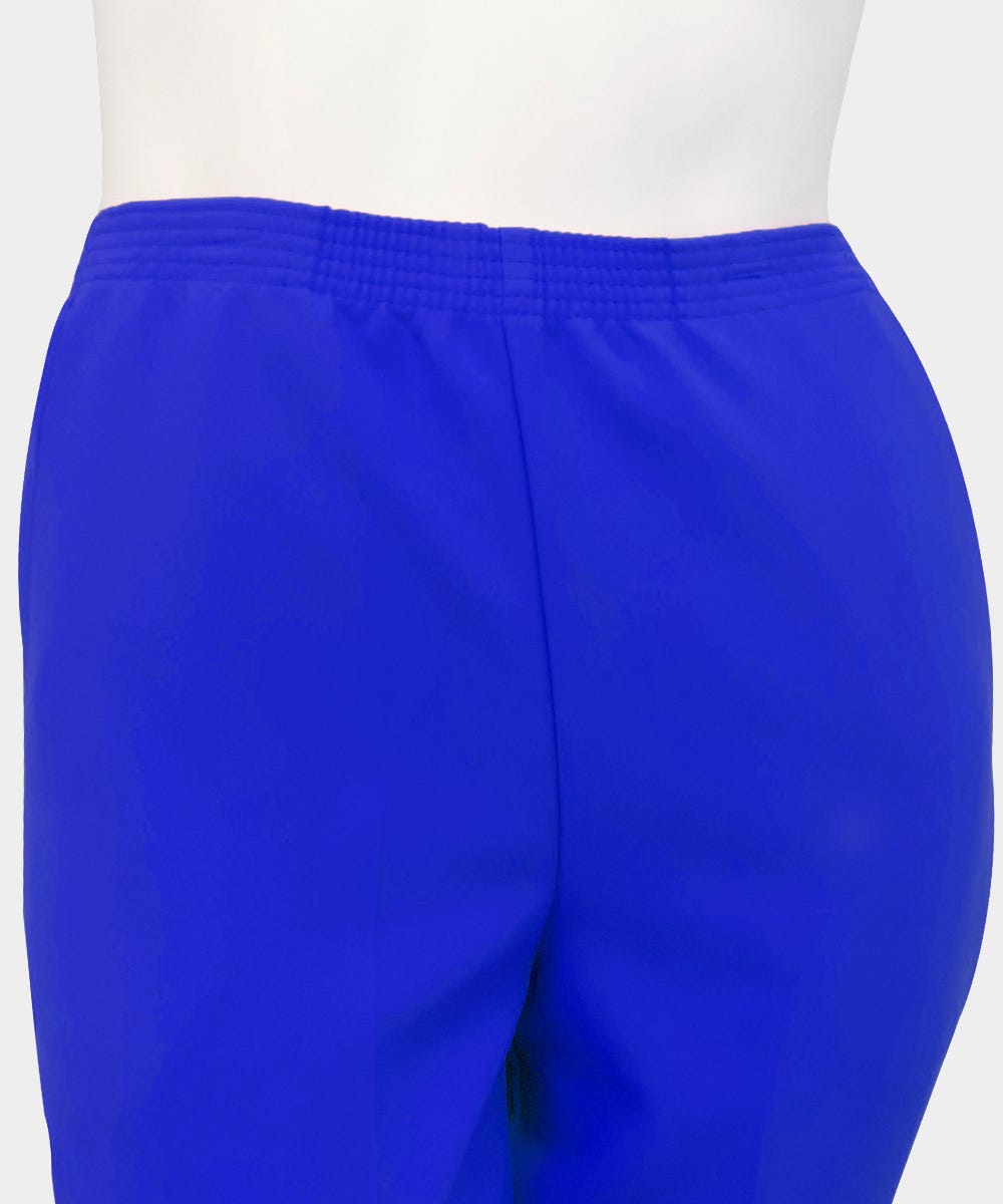 Women's Pull On Pants - Elastic Waist Polyester Pants for Women - Clearance