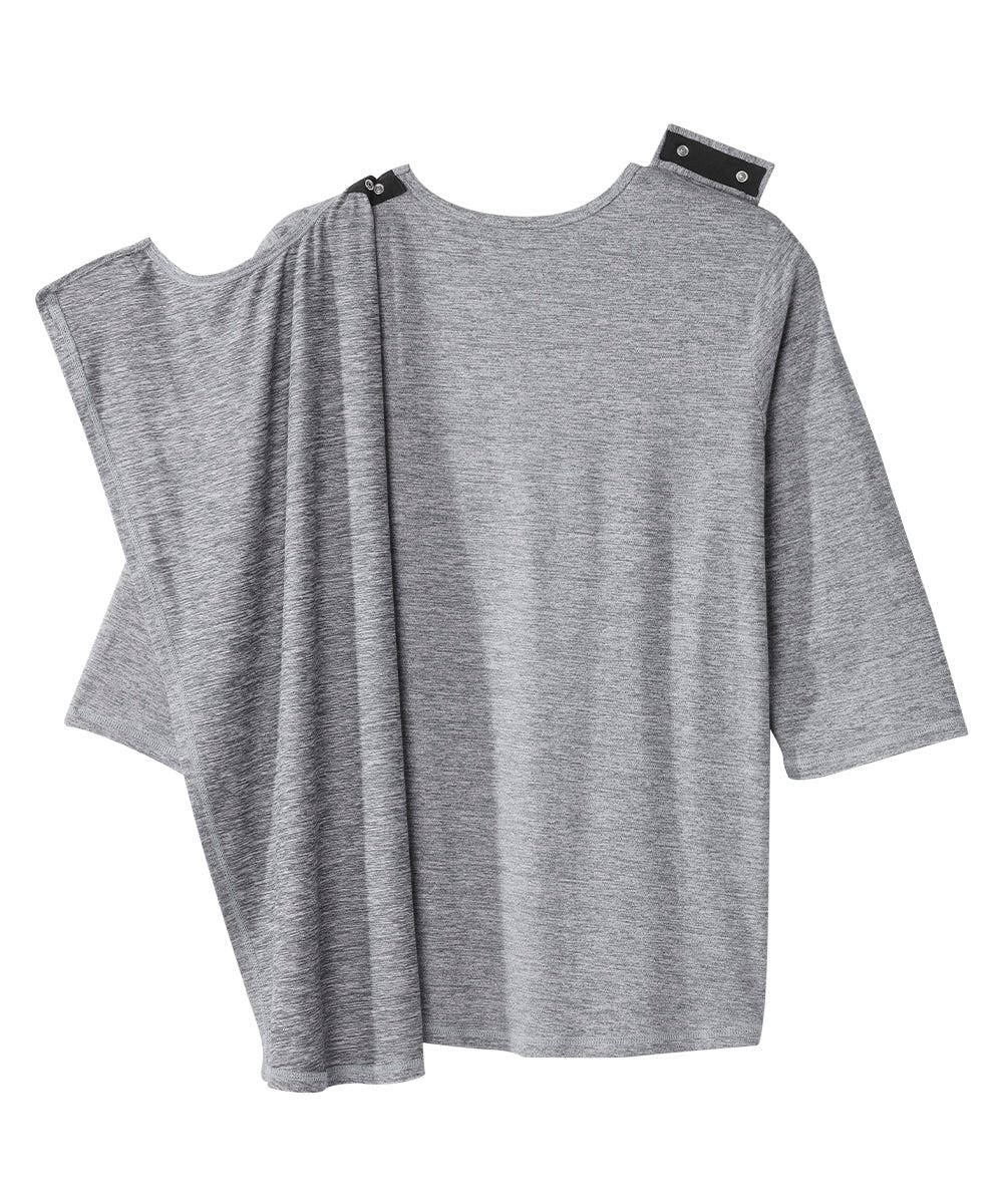 Women's Open Back Active Crew Neck Top