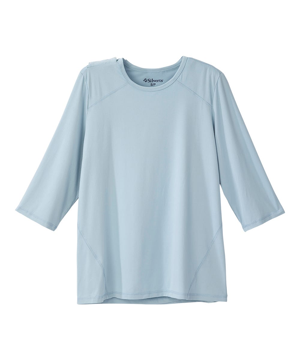 Women's Open Back Active Crew Neck Top