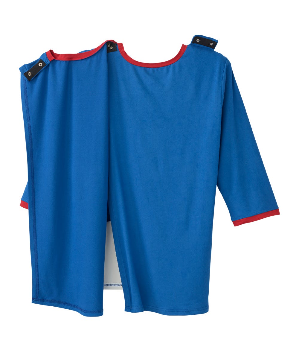 Women's Open Back Color Block Top
