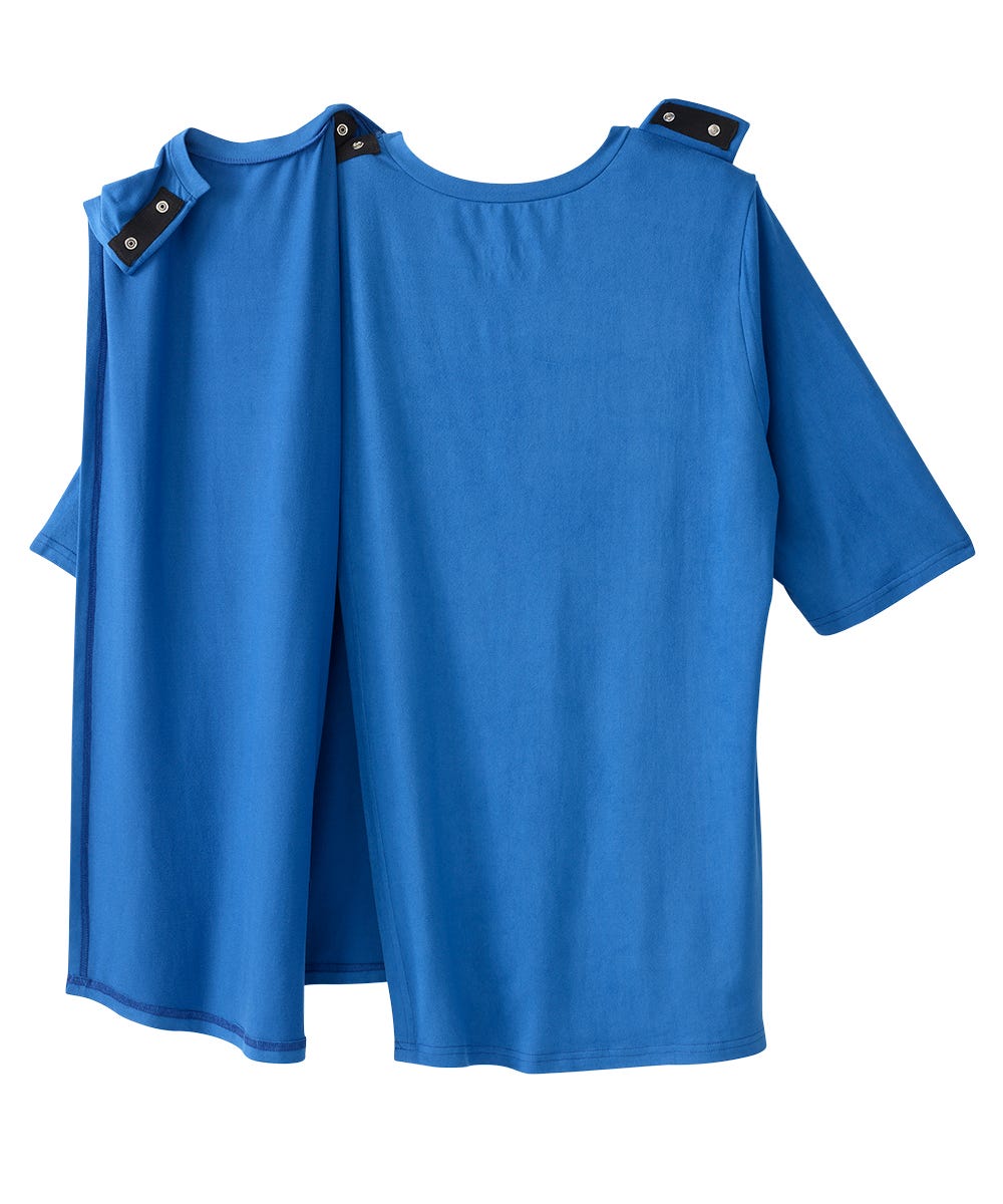 Women's Open Back Embroidered T-Shirt