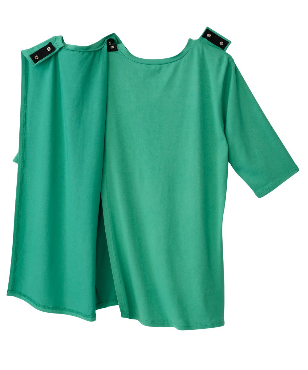 Women's Open Back Embroidered T-Shirt