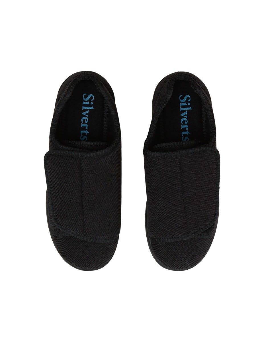 Women’s Slippers with Easy Closures – Adjustable Fit (Regular to Extra Wide)