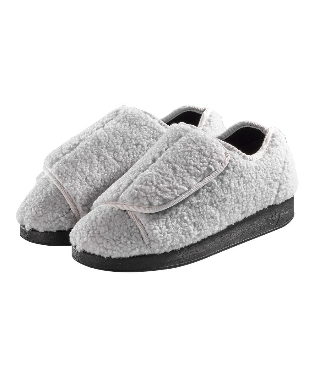 Women’s Slippers with Easy Closures – Adjustable Fit (Regular to Extra Wide)