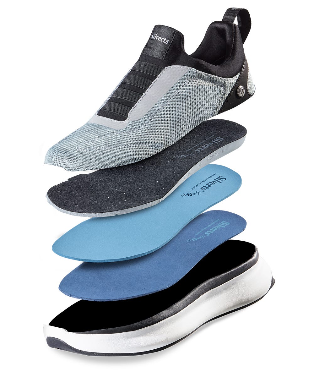 Women's Extra Wide Comfortable Slip On Sneakers Without Laces