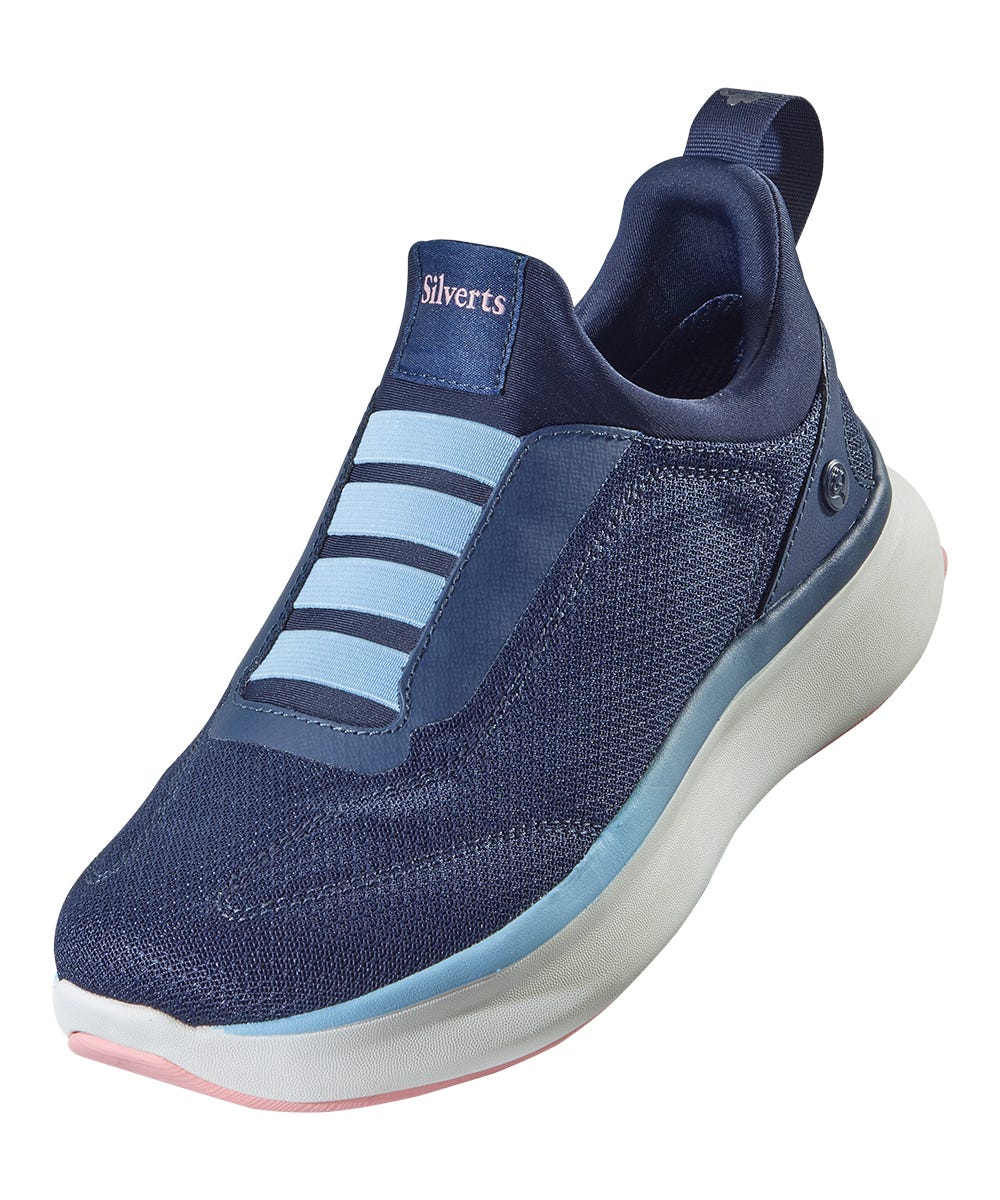 Women's Extra Wide Comfortable Slip On Sneakers Without Laces