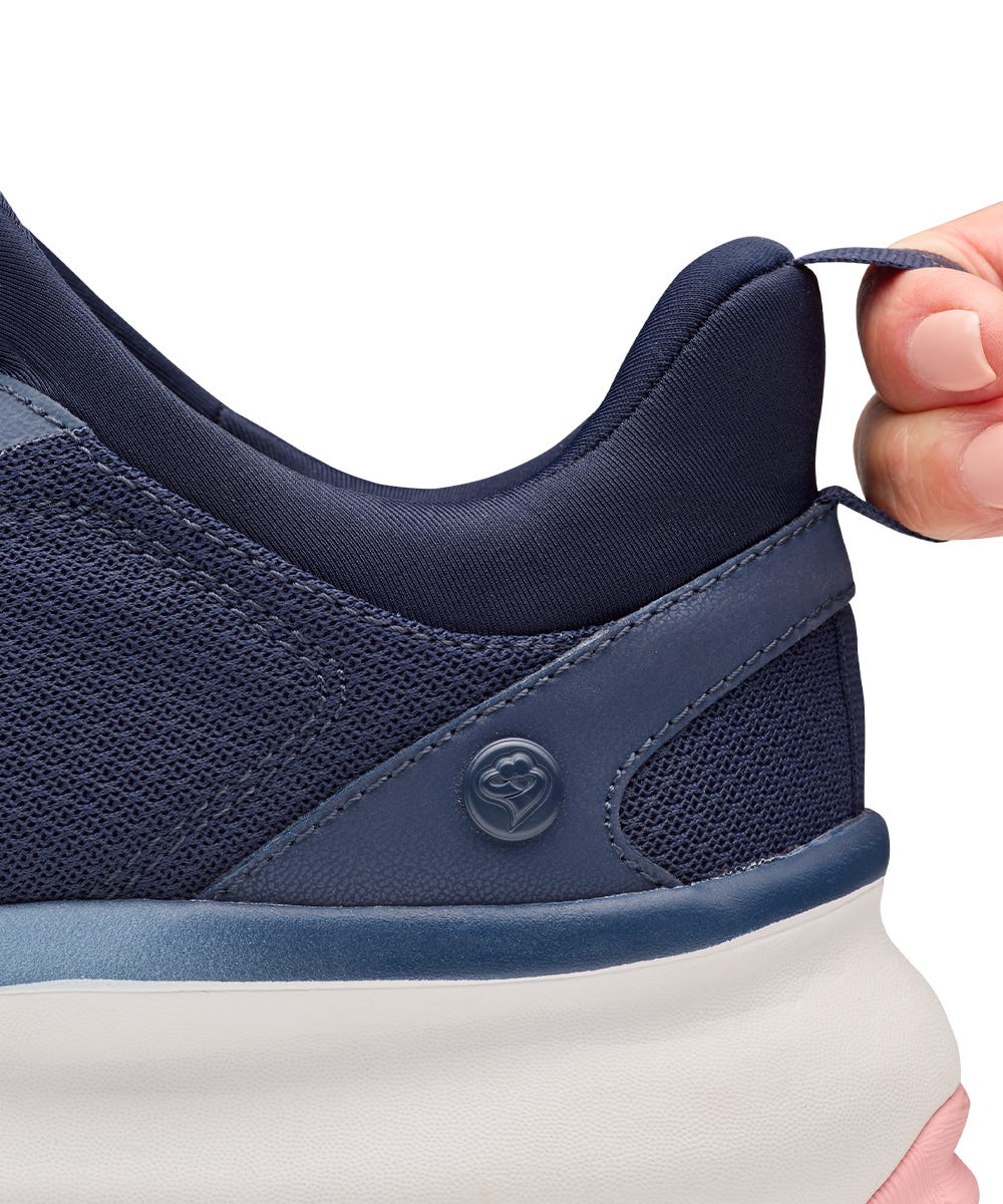 Women's Extra Wide Comfortable Slip On Sneakers Without Laces
