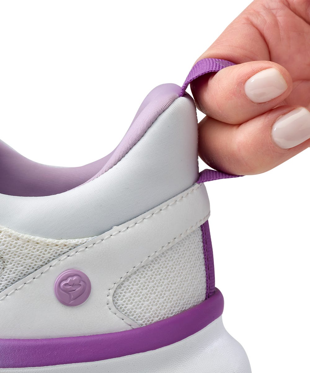 Women's Extra Wide Comfortable Slip On Sneakers Without Laces