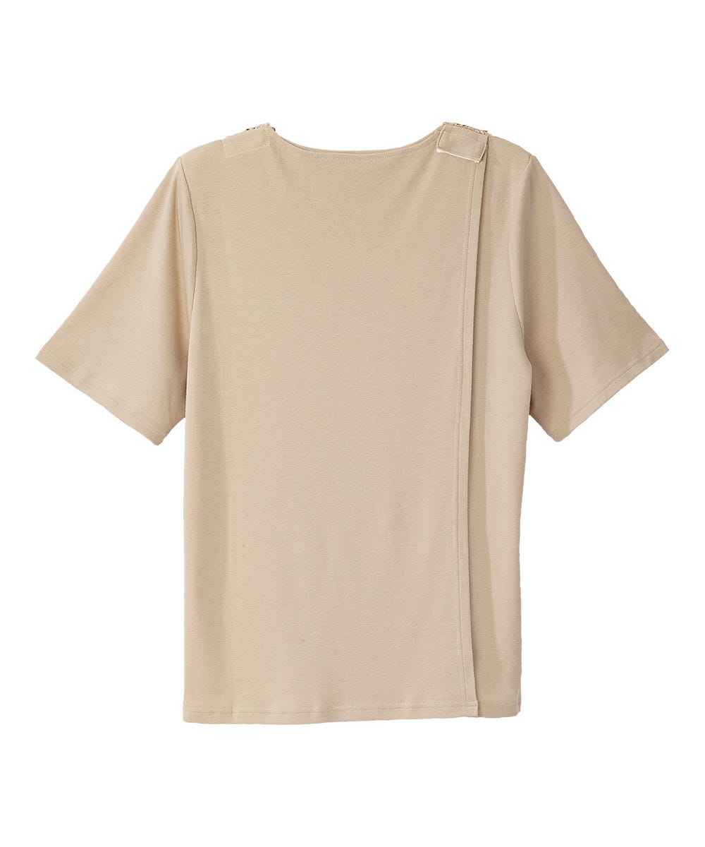 Women's Open Back Embellished Top