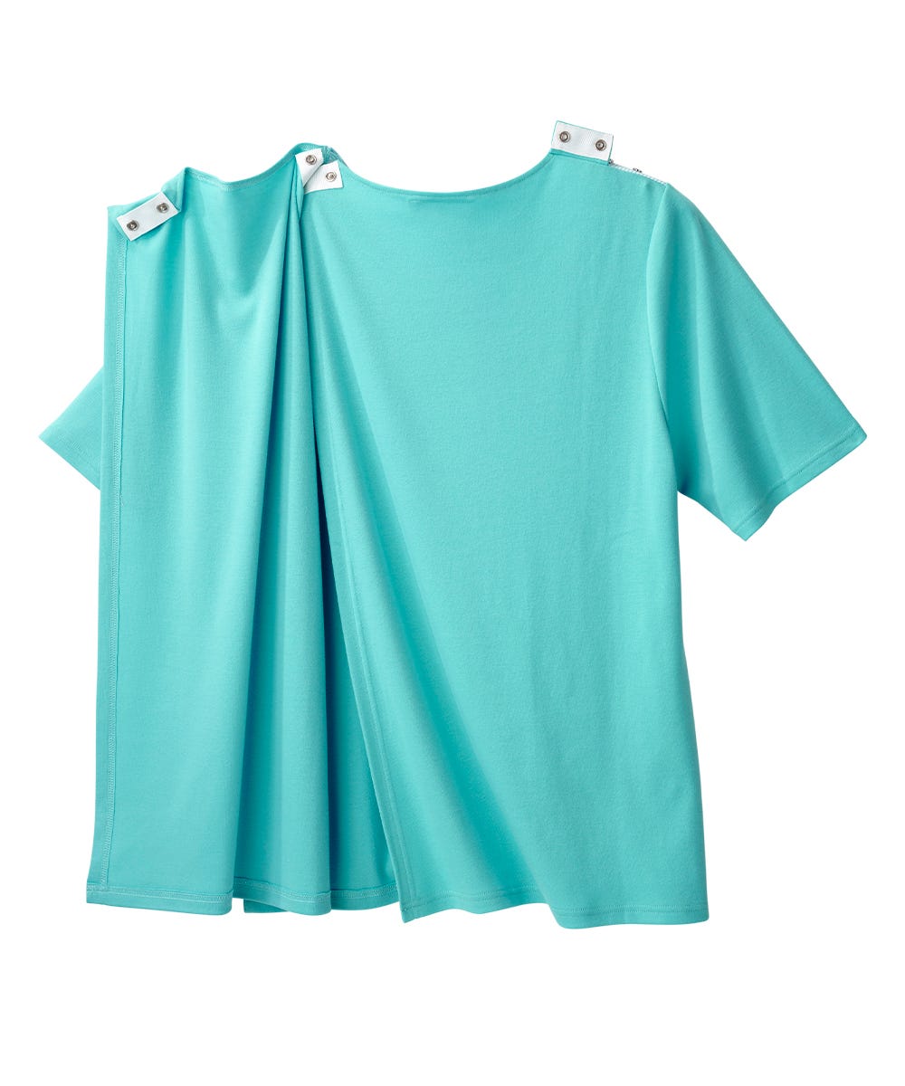 Women's Open Back Top with Embroidery Detail - Clearance