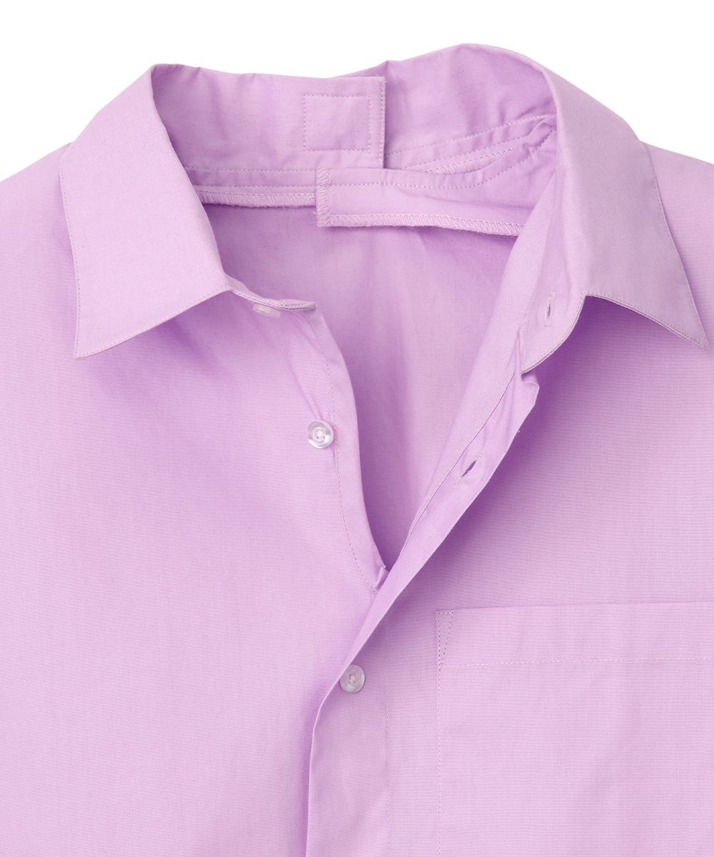 Men's Adaptive Open Back Short Sleeve Dress Shirt - Clearance