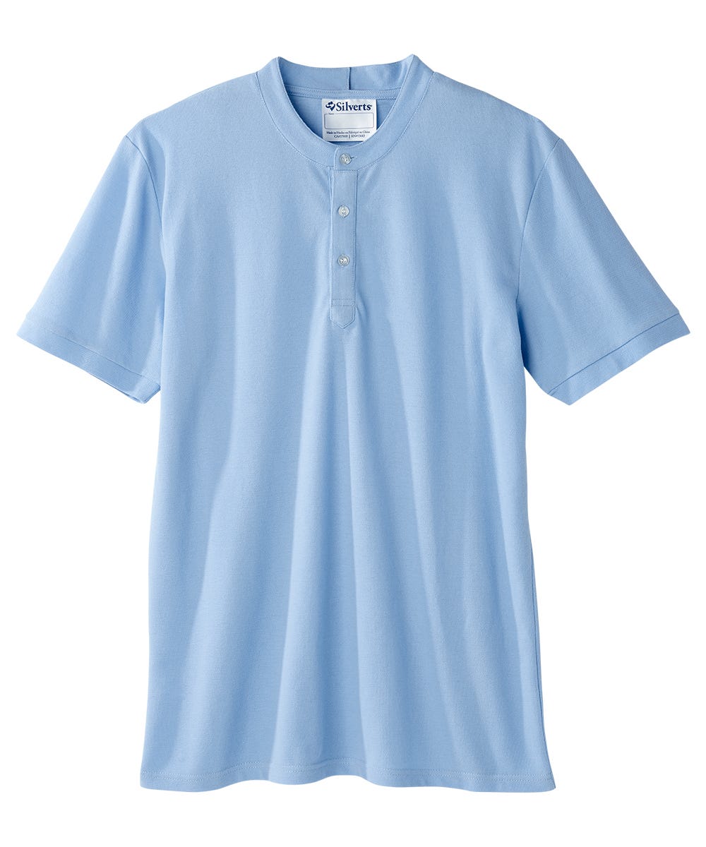 Men's Open Back Henley T-Shirt - Clearance