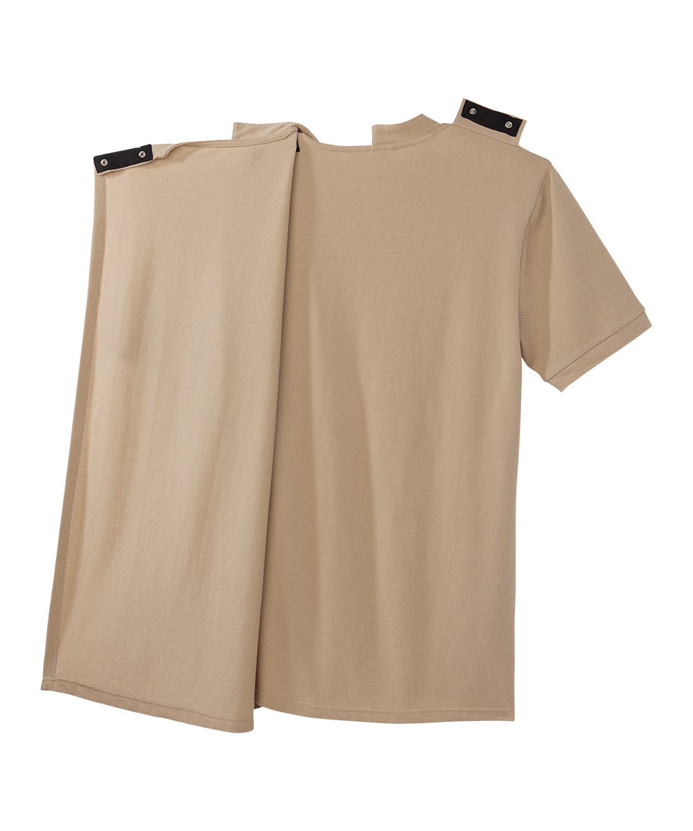 Men's Open Back Henley T-Shirt