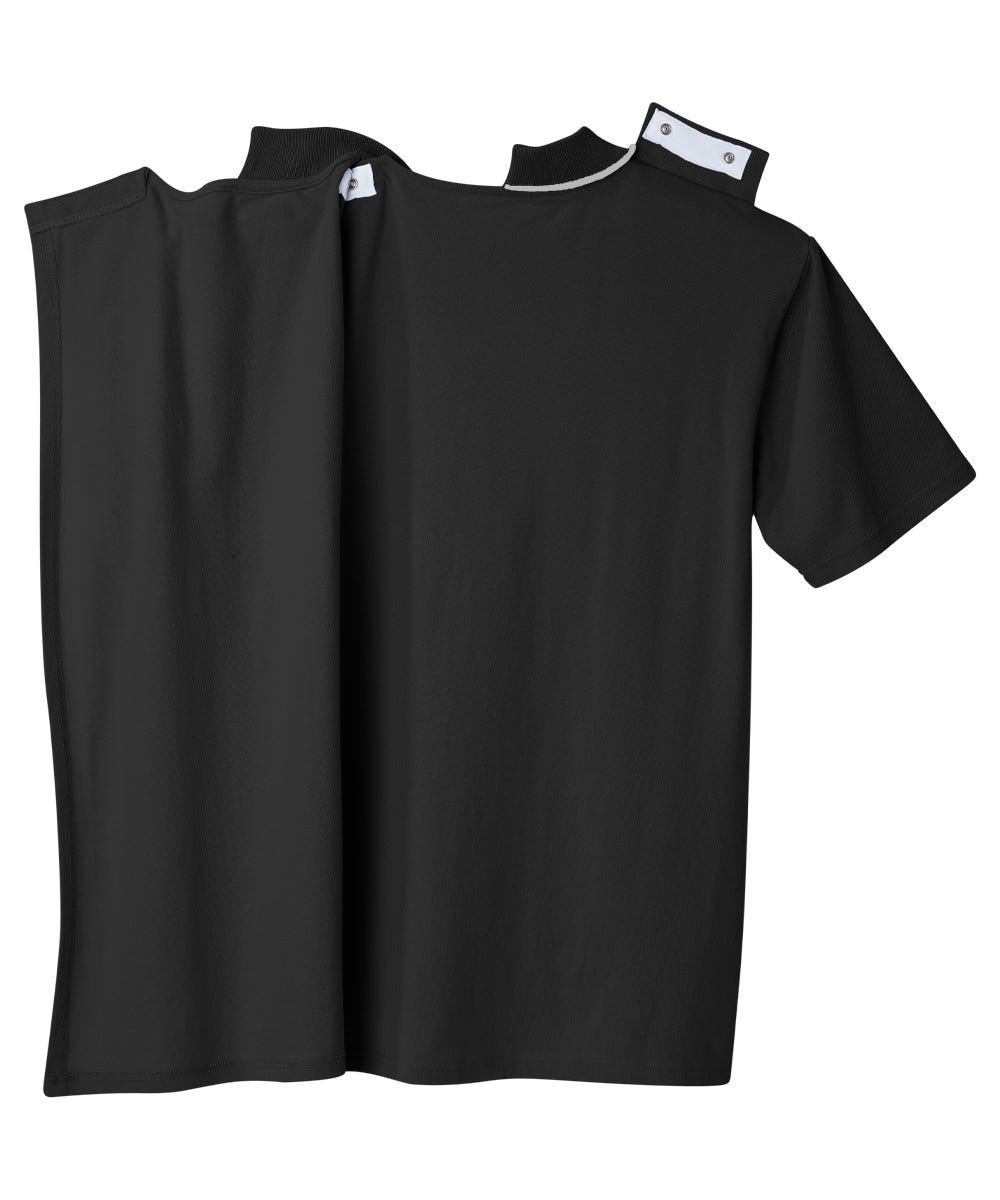 Men's Open Back Polo Shirt with Zip  - Clearance
