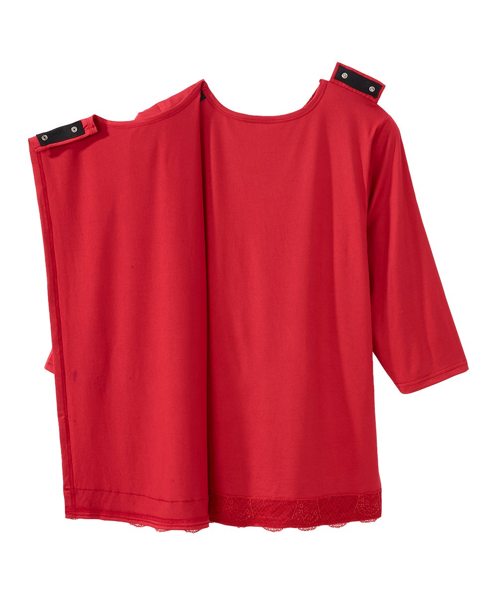 Women's Open Back Lace V-Neck Top