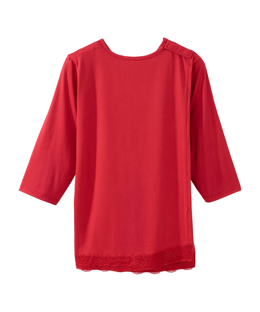 Women's Open Back Lace V-Neck Top