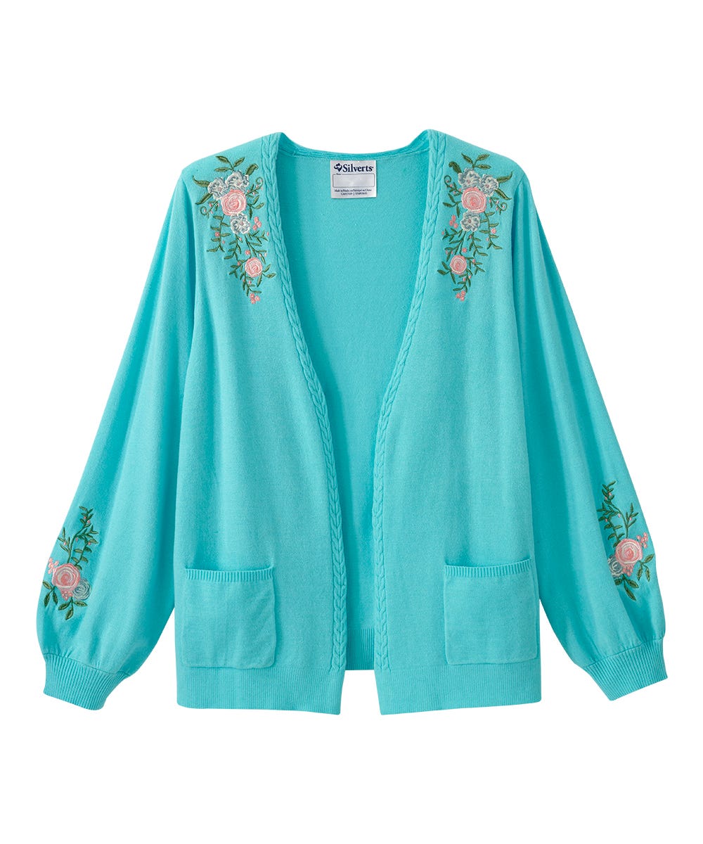 Women's Embroidered Cardigan