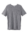 Men's Open Back V-Neck Pocket T-Shirt