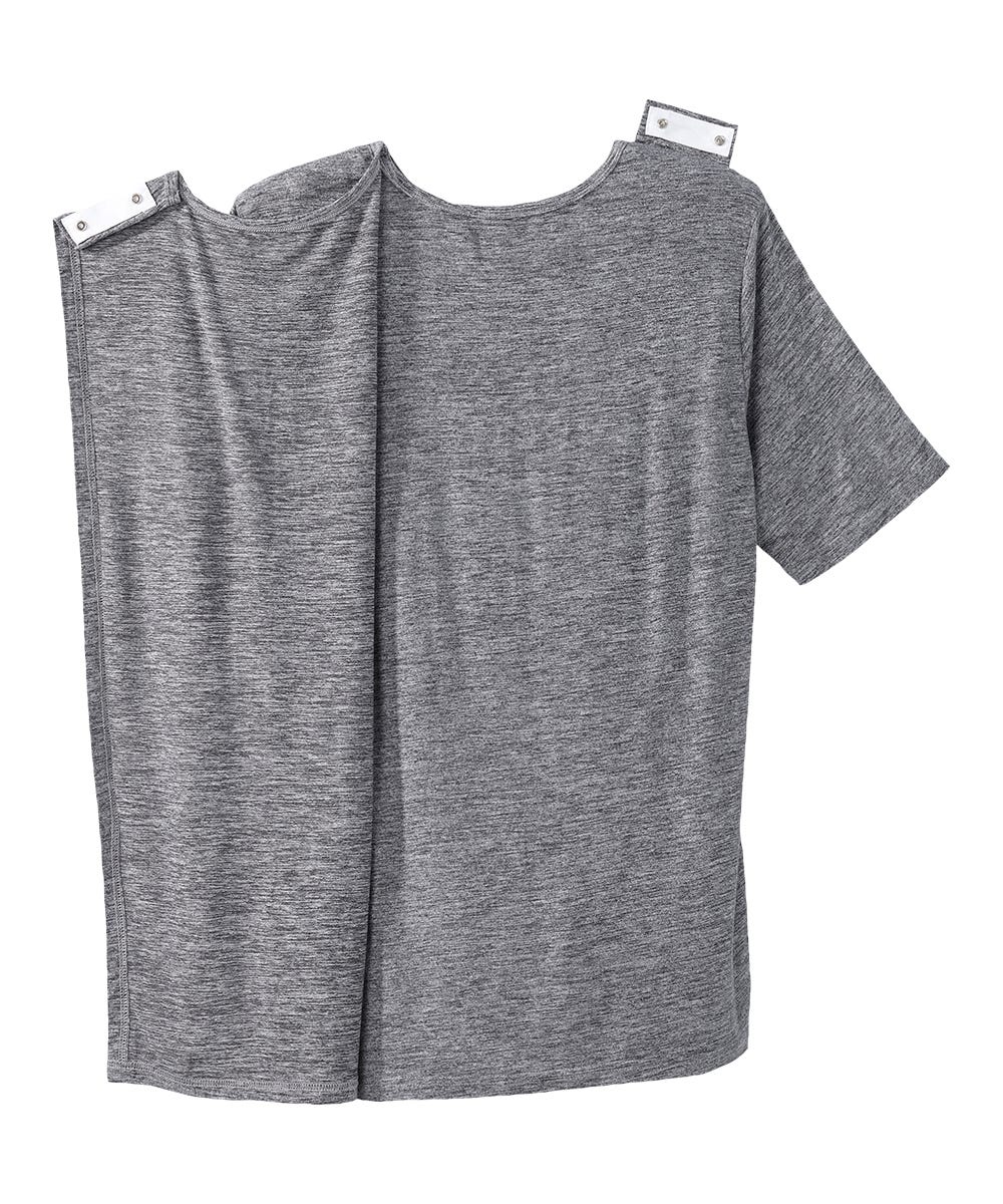 Men's Open Back V-Neck Pocket T-Shirt