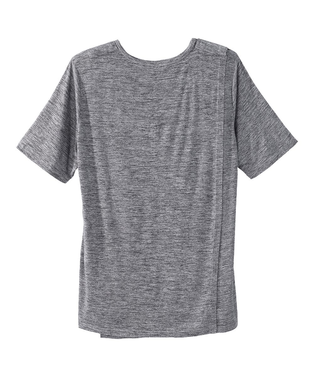 Men's Open Back V-Neck Pocket T-Shirt
